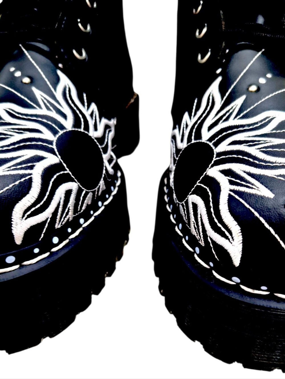 DR. MARTENS Jadon Hi Solar Flare Platform Boots Womens Size 12 Fits Men's 11 NEW - Picture 5 of 13